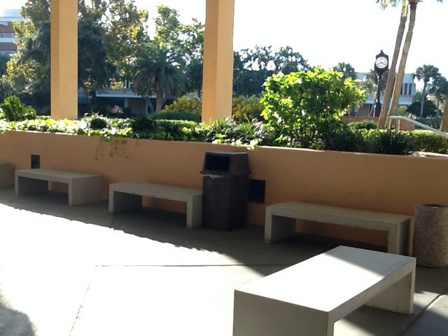 Benches at Daytona State College