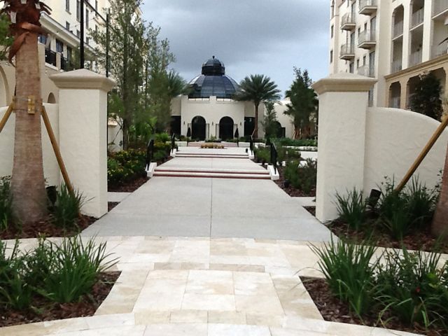 Stair treads at Alfond Inn at Rollins College in Winter Park, FL