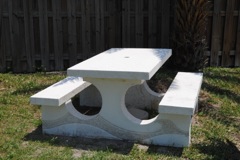 Picnic Table at Merck's