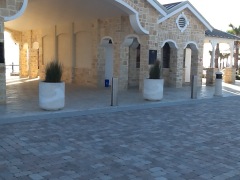 Site furnishings at Andy Romano Park. Ormond Beach, FL