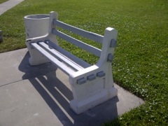 Bench at New Smyrna Beach, FL