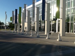 Bollards at Ocean Center Daytona Beach.
