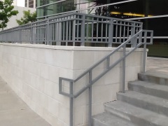 Wall cladding and wall cap, First United Methodist Church, Orlando, FL