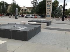 Site furnishings, benches, Amway Arena, Orlando, FL