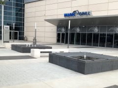 Site furnishings, benches, Amway Arena, Orlando, FL